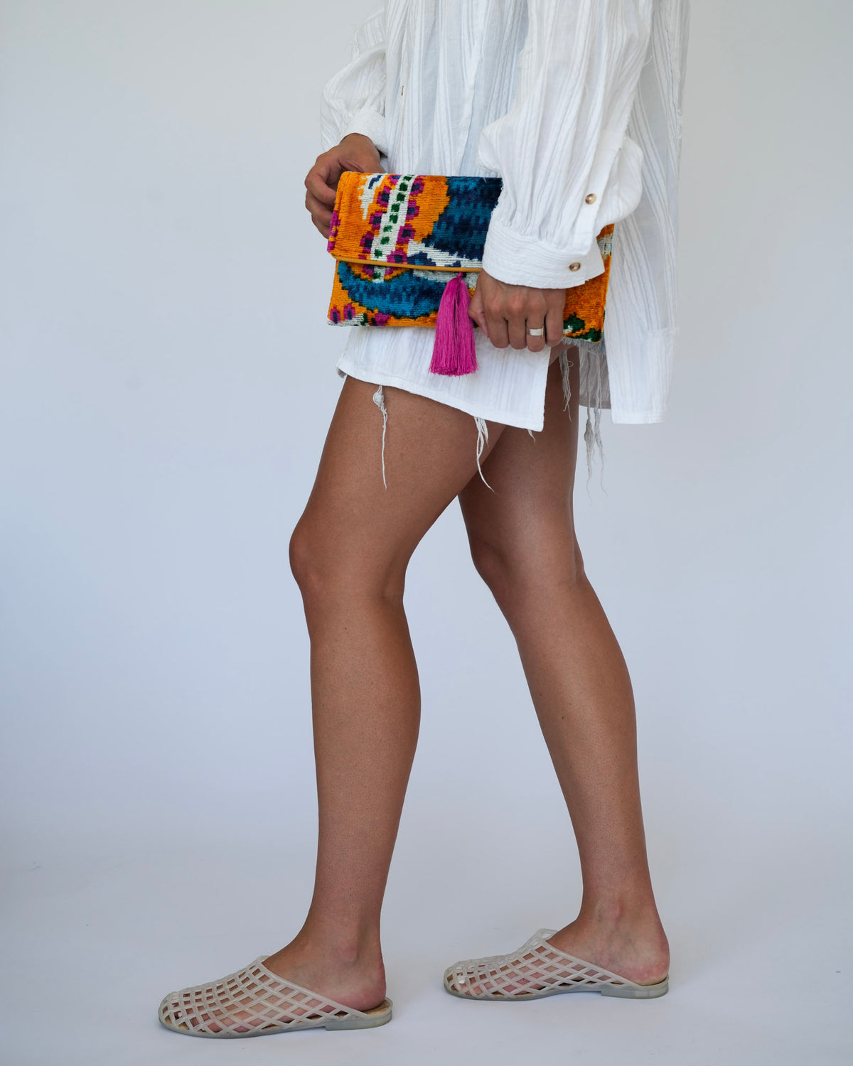 Morocco Velvet Clutch