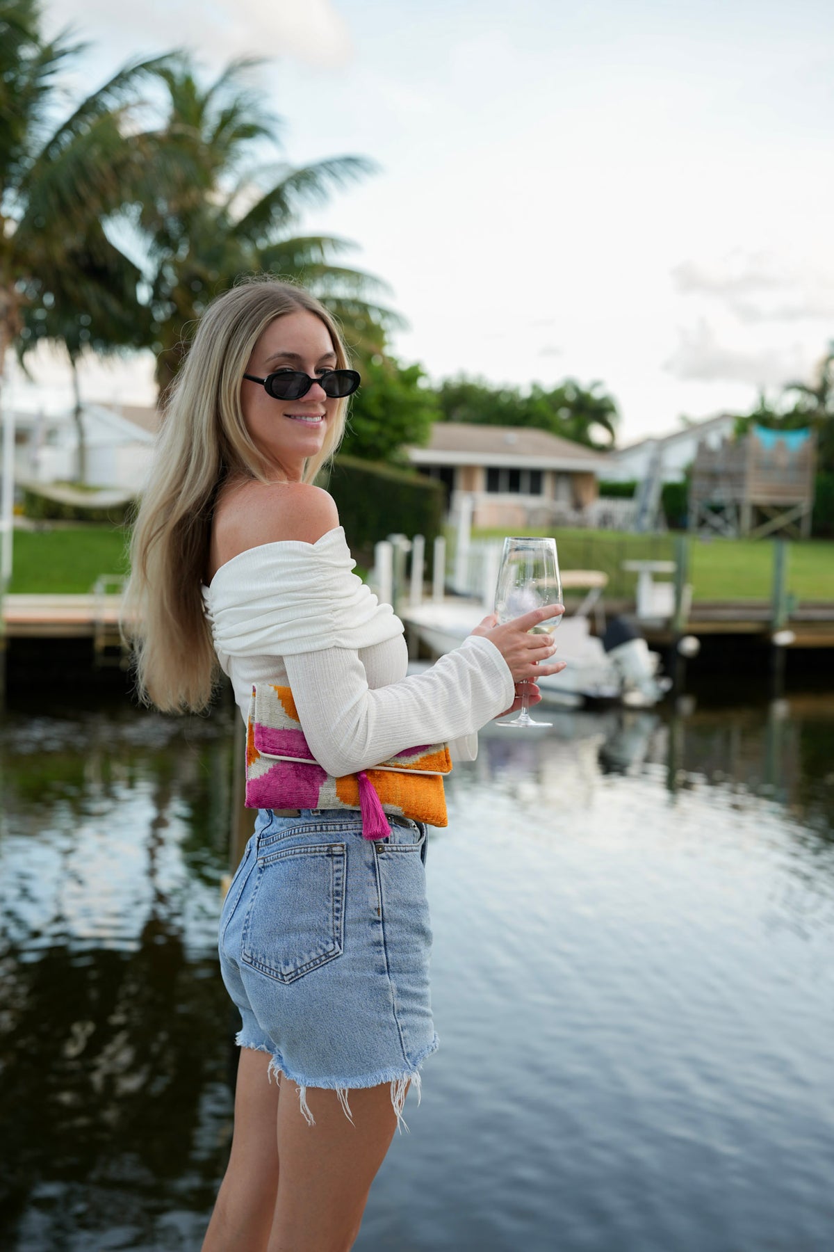 Charleston Velvet Clutch