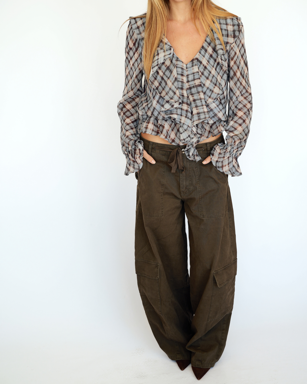 Vivi Plaid Blouse
