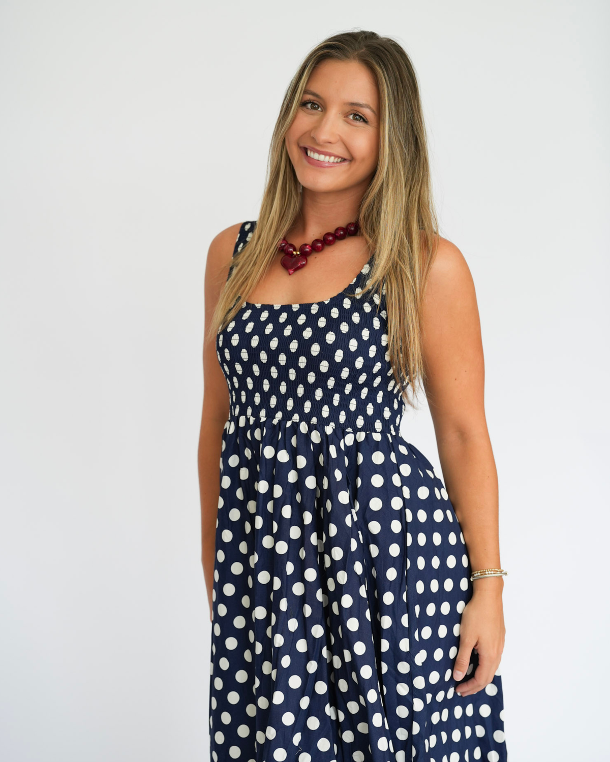 Ella Polka Dot Maxi Dress