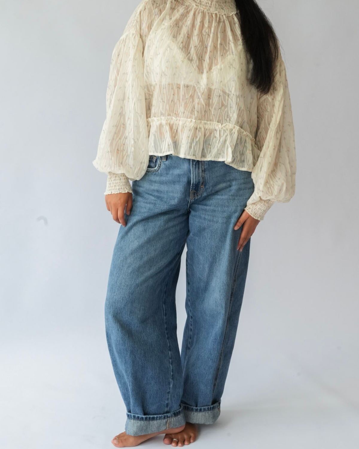 The Florence Smocked Top
