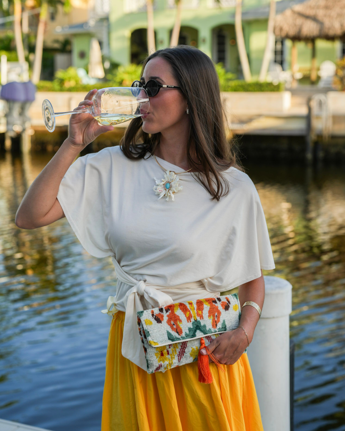 Laguna Velvet Clutch
