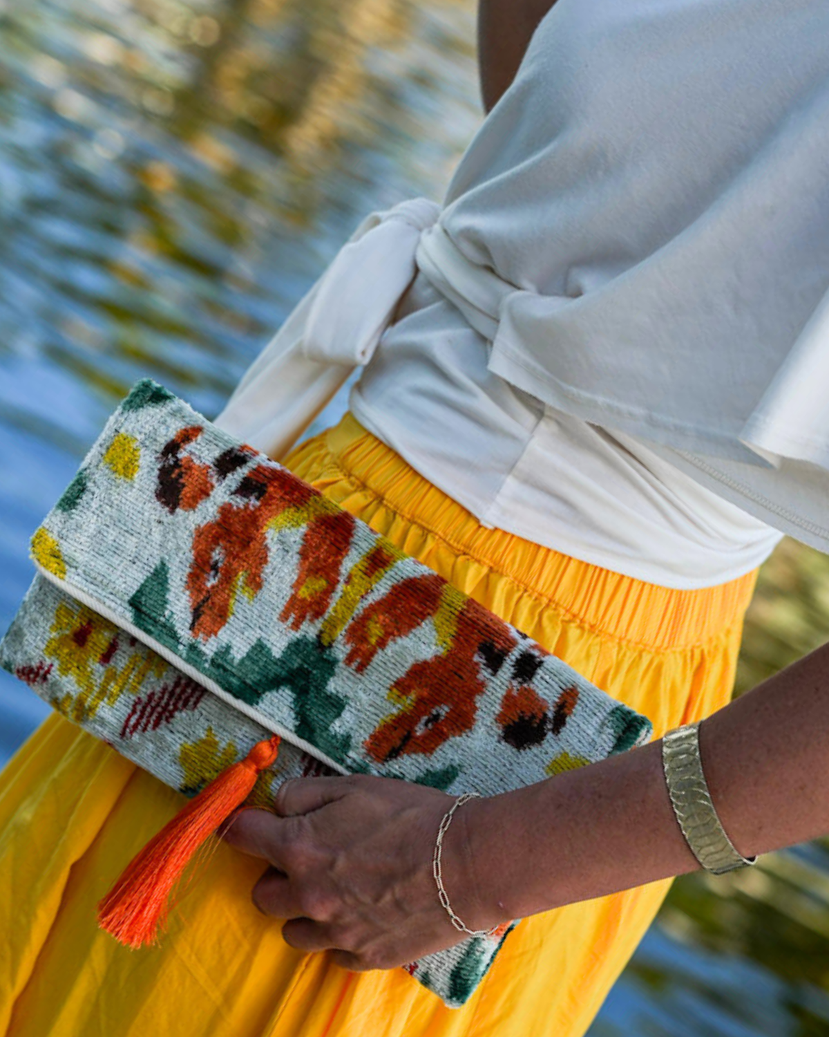 Laguna Velvet Clutch
