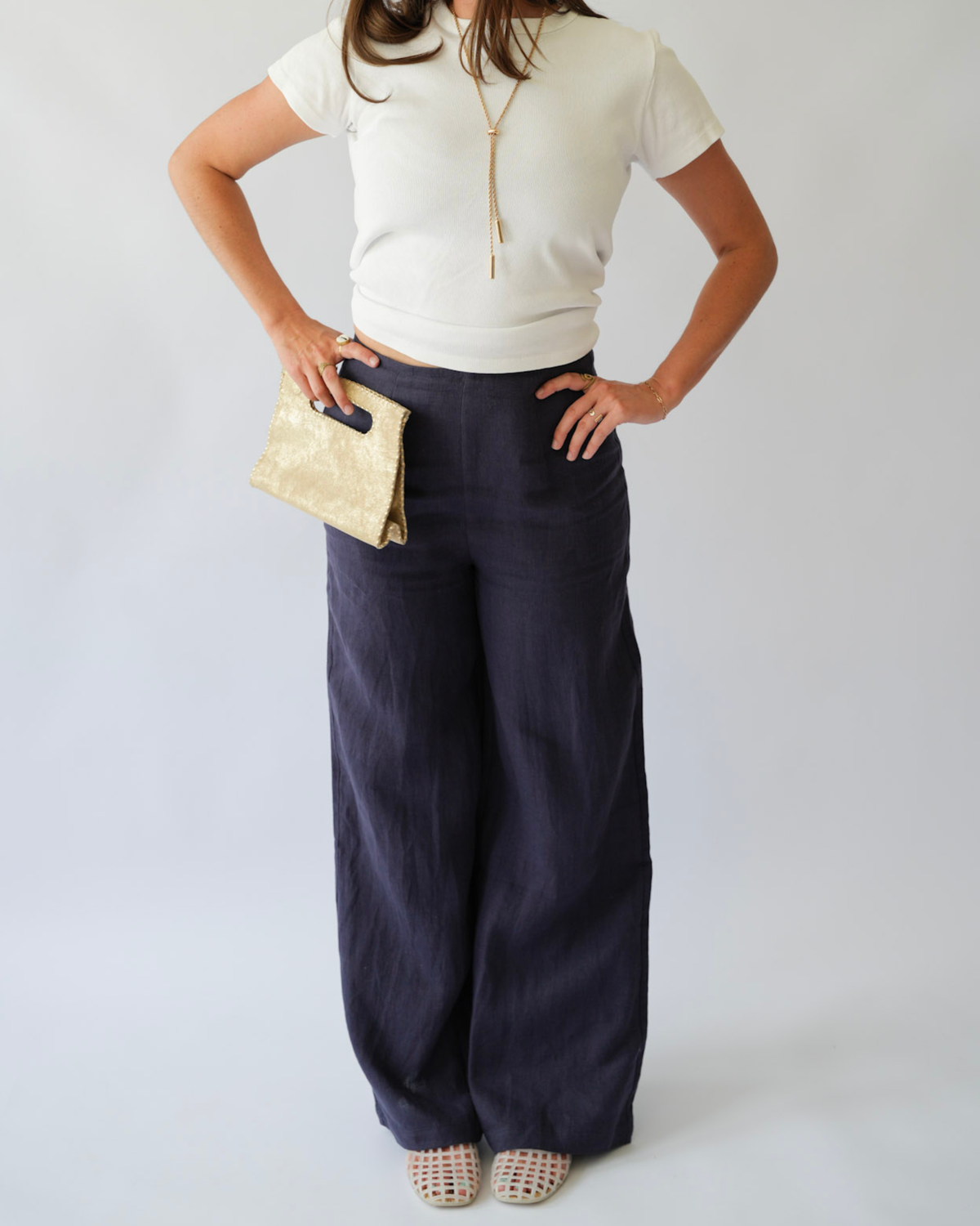 Ritz Wide-Leg Linen Pants