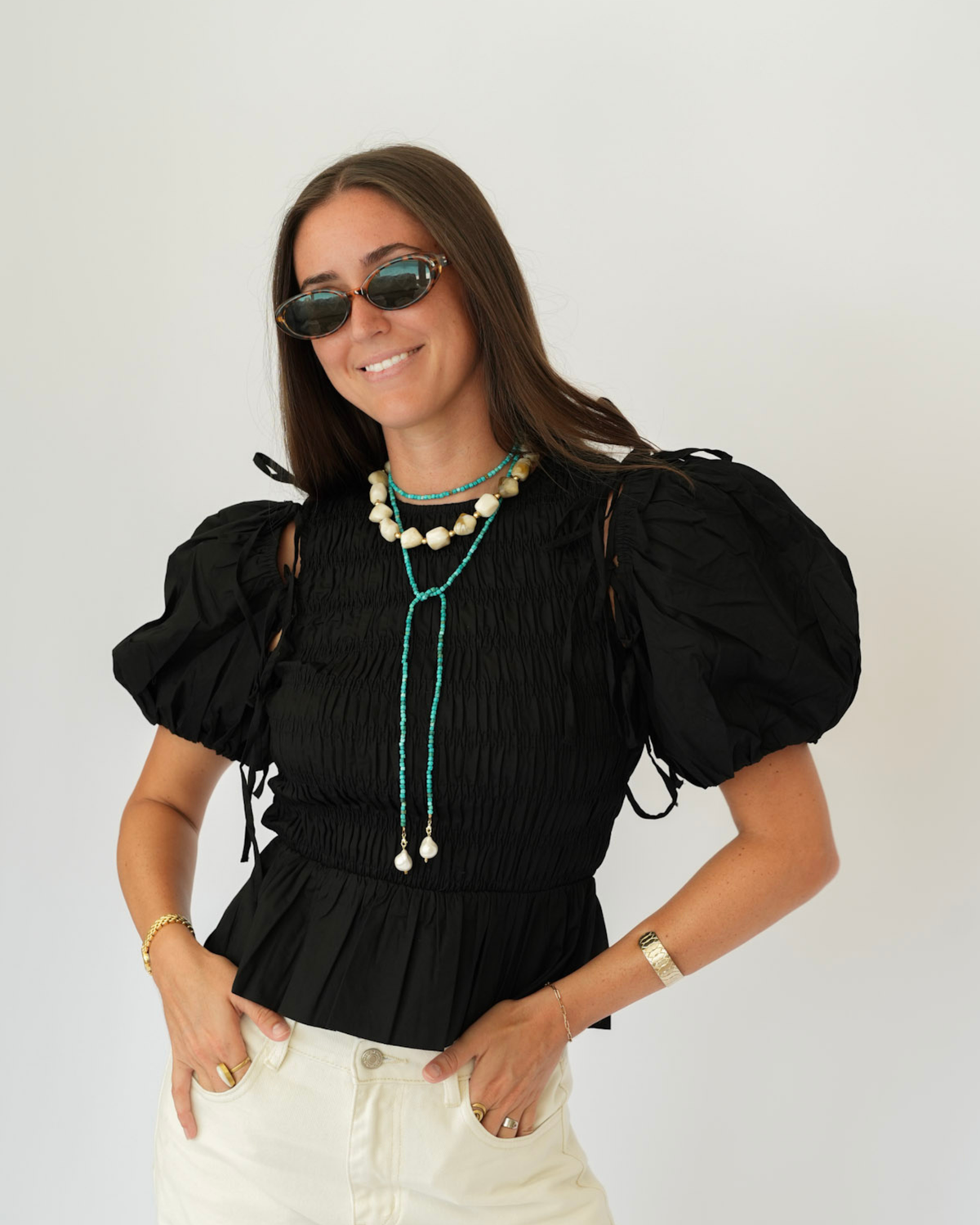 The Riley Peplum Top