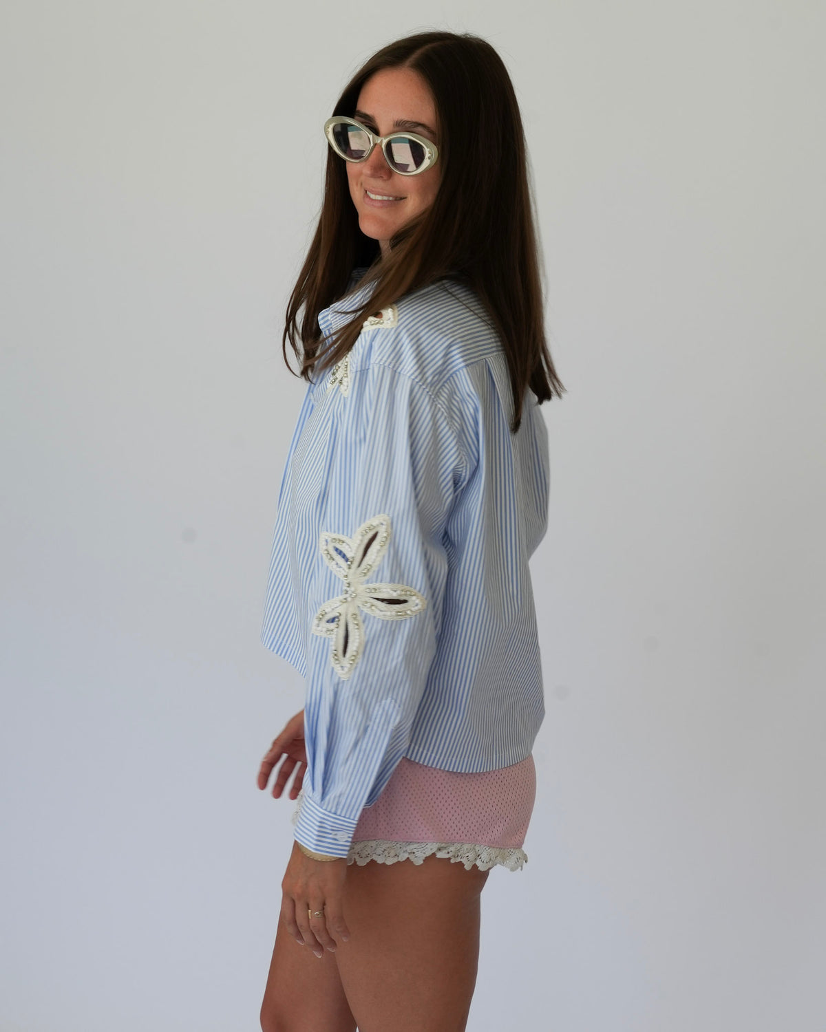 Flora Button Up