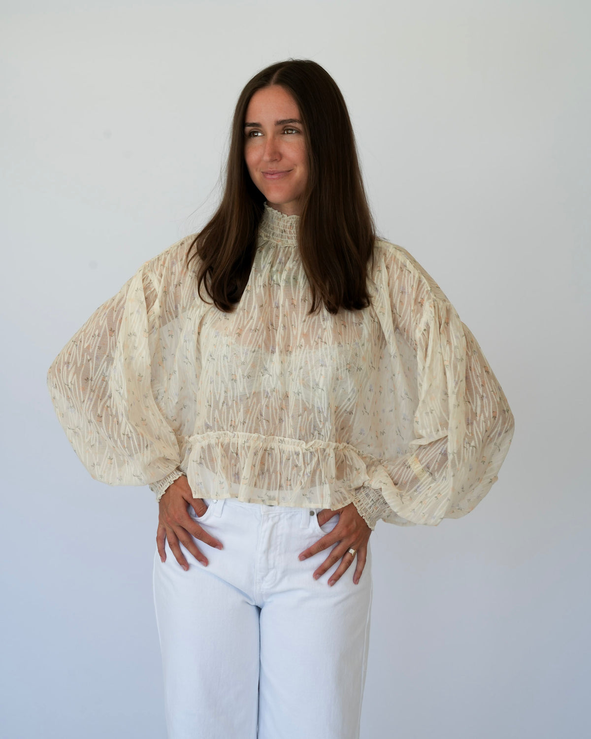 The Florence Smocked Top